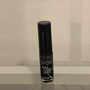MAYBELLINE NAIL LASER LINER ONYX IMPROV  #003 0.23 oz Black New